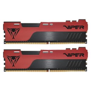 patriot viper elite ii ddr4 ram 32gb (2x16gb) 4000mhz cl20 udimm desktop gaming memory kit - pve2432g400c0k