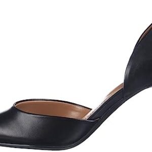 Calvin Klein Women's Gloria Pump, Black Leather 967, 8.5