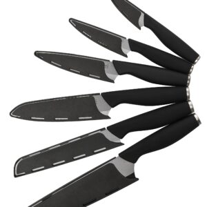 Ozeri Elite Chef II 12-Piece Ceramic Knife Set,Black