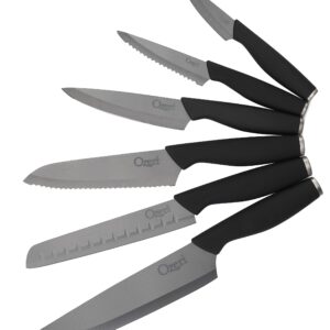 Ozeri Elite Chef II 12-Piece Ceramic Knife Set,Black