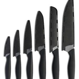 Ozeri Elite Chef II 12-Piece Ceramic Knife Set,Black