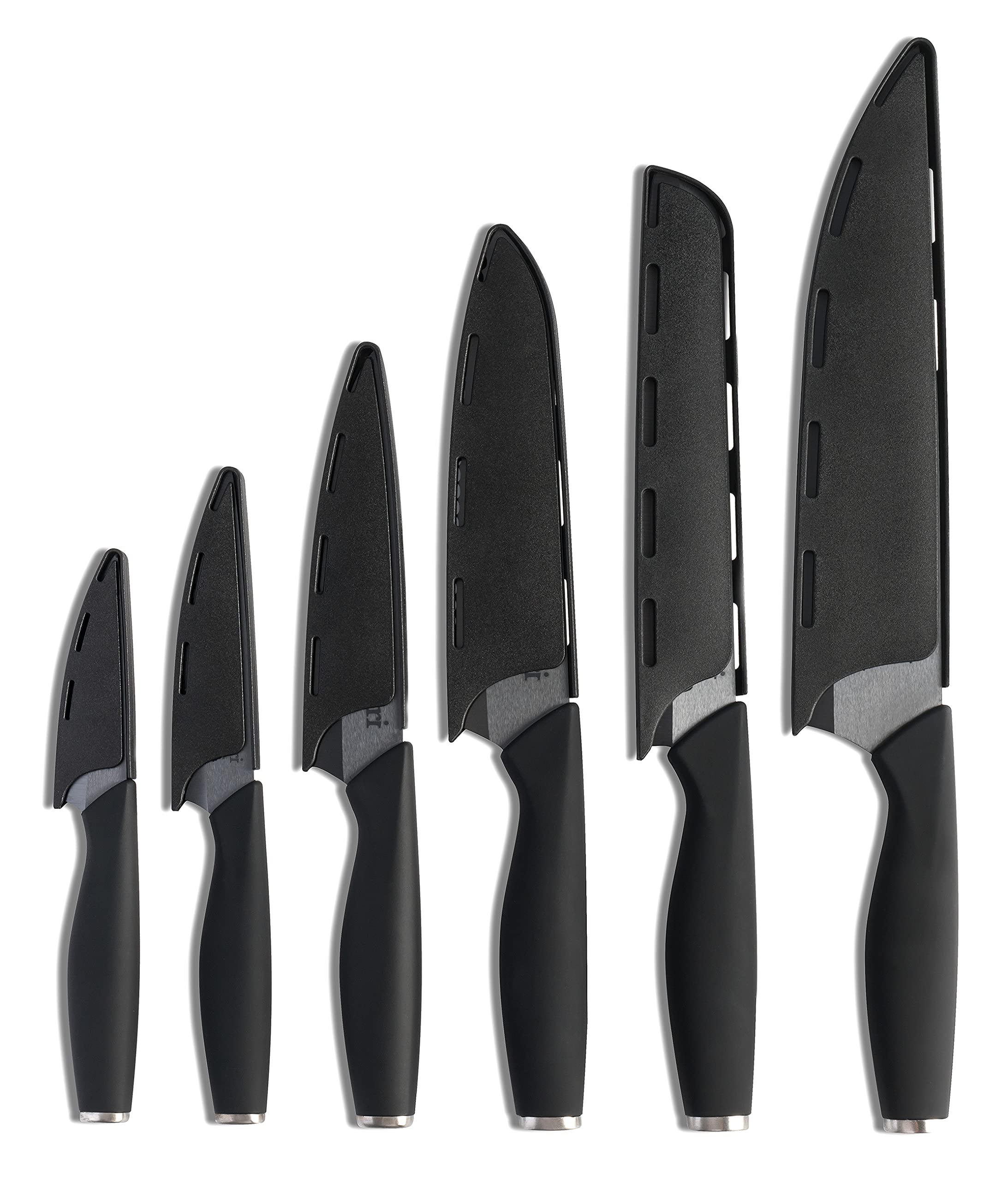 Ozeri Elite Chef II 12-Piece Ceramic Knife Set,Black