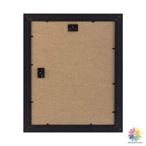 Mat Board Center, 11x14 Picture Frame Vintage Antique Style Dark Gold Brown & Bronze, Matted to 8x10 - White Mat - Tempered Glass