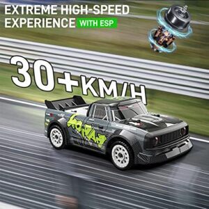 Supdex High Speed RC Drifting Car, 1:16 20MPH Remote Control Car for Drift and Race, ESP 2.4Ghz Proportional Throttle & Steering Control 4WD Racing Trucks with Led Lights for Adults and Kids