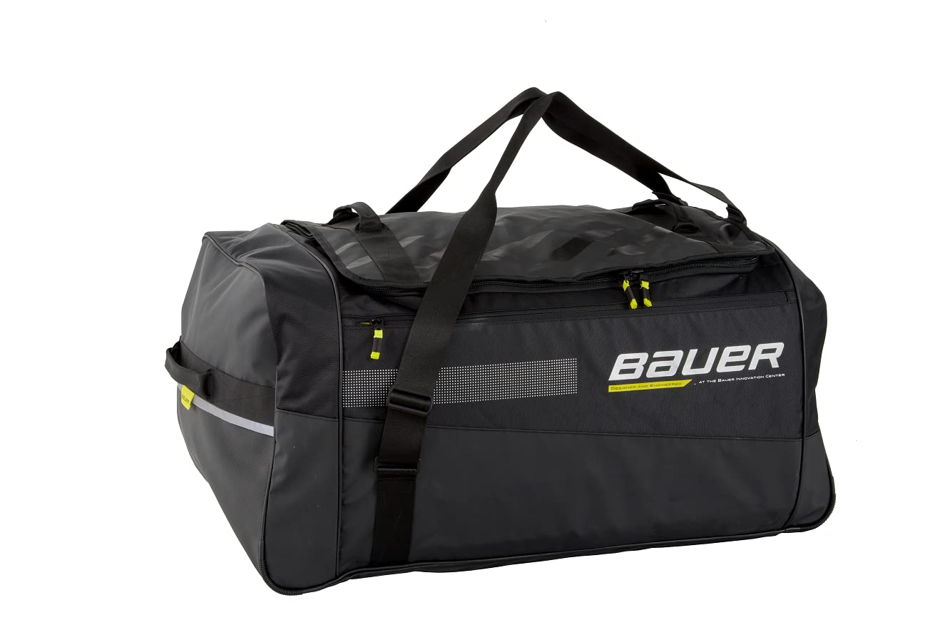 Bauer Elite Hockey Carry Bag ('21) (Black, Senior/Large (36" x 17" x 19.5"))