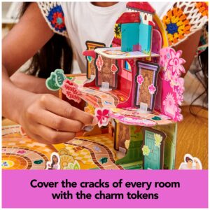 Disney Encanto, House of Charms Cute Easy Family Board Game with Magic Tokens Based on The Movie, for Kids Ages 5 and up