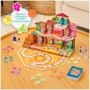 Disney Encanto, House of Charms Cute Easy Family Board Game with Magic Tokens Based on The Movie, for Kids Ages 5 and up