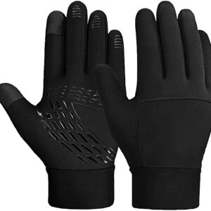 YukiniYa Kids Winter Gloves Thick Soft Fleece Warm Touch Screen Anti-Slip for Boys Girls 3-15 Years Cycling School