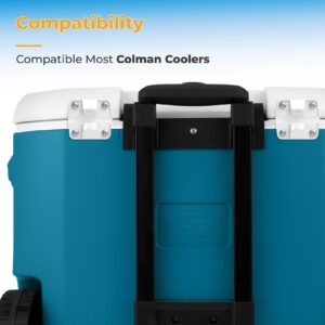 Cooler Replacement Plastic Hinges & Screws Set Compatible with Coleman Coolers | 4 Pack