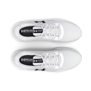 Under Armour Women's Charged Pursuit 3, White/Black, 5.5 Medium US