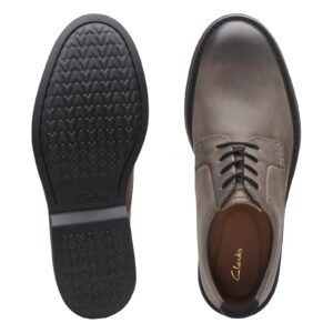 Clarks Atticus LT Lace Dark Grey Leather 8 D (M)