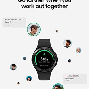 SAMSUNG Galaxy Watch 4 LTE 46mm Smartwatch with ECG Monitor Tracker for Health, Fitness, Running, Sleep Cycles, GPS Fall Detection, LTE, US Version, Black