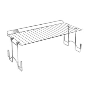 yukon glory™ griddle warming rack, designed for 17" blackstone griddles, one-step clip on attachment, portable and collapsible