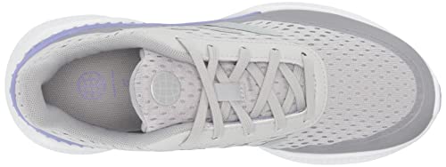 adidas Women's Summervent Spikeless Golf Shoes, Grey Two/Silver Metallic/Light Purple, 9.5