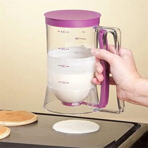 TTKL Cupcake Pancake Cookies Cream Dispenser Cake Mix Jug Baking Essentials Maker Cooking Tools Funnel Measuring cup Accessories