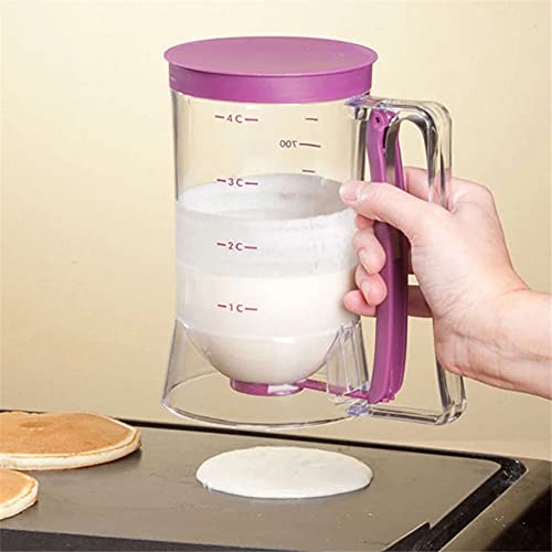 TTKL Cupcake Pancake Cookies Cream Dispenser Cake Mix Jug Baking Essentials Maker Cooking Tools Funnel Measuring cup Accessories