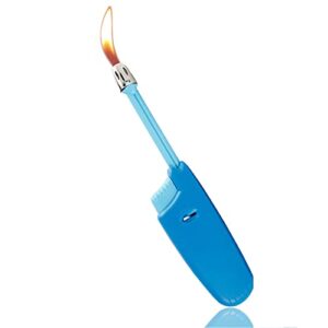 Candle Lighter Long Neck Adjustable Lighter Butane Gas Refillable Plastic Lighter Kitchen Igniter (5 Pack) (Butane Included) (5 Pack Lighters)