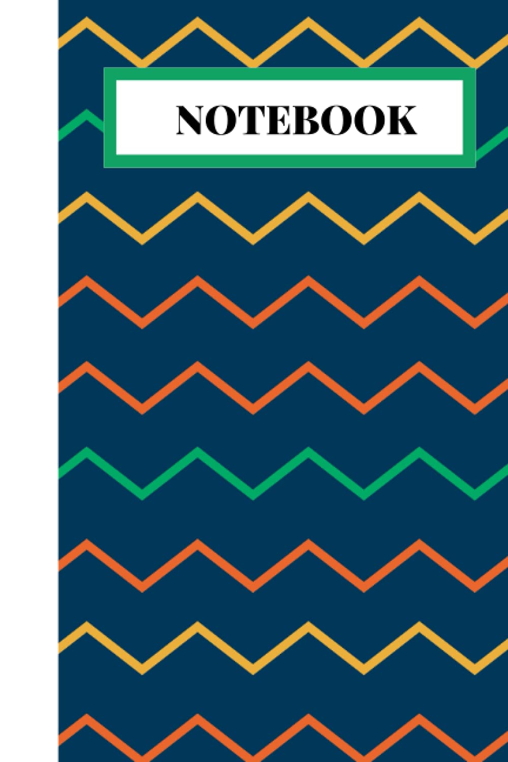 Notebook: Cute ZigZag Notebook Blank Lined Journal