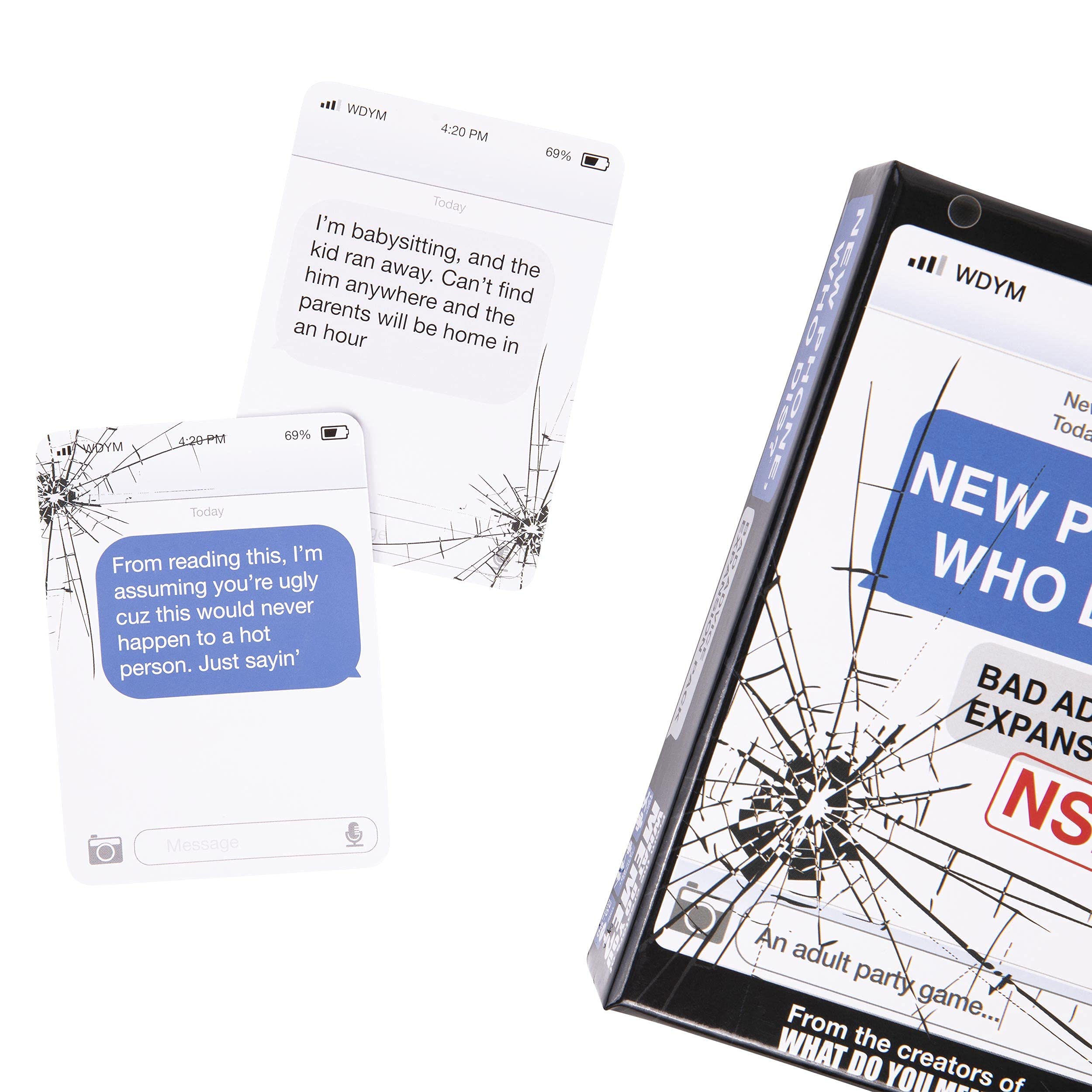 WHAT DO YOU MEME? New Phone, Who Dis? Bad Advice NSFW Expansion Pack – Designed to be Added to The New Phone, Who Dis? Core Game