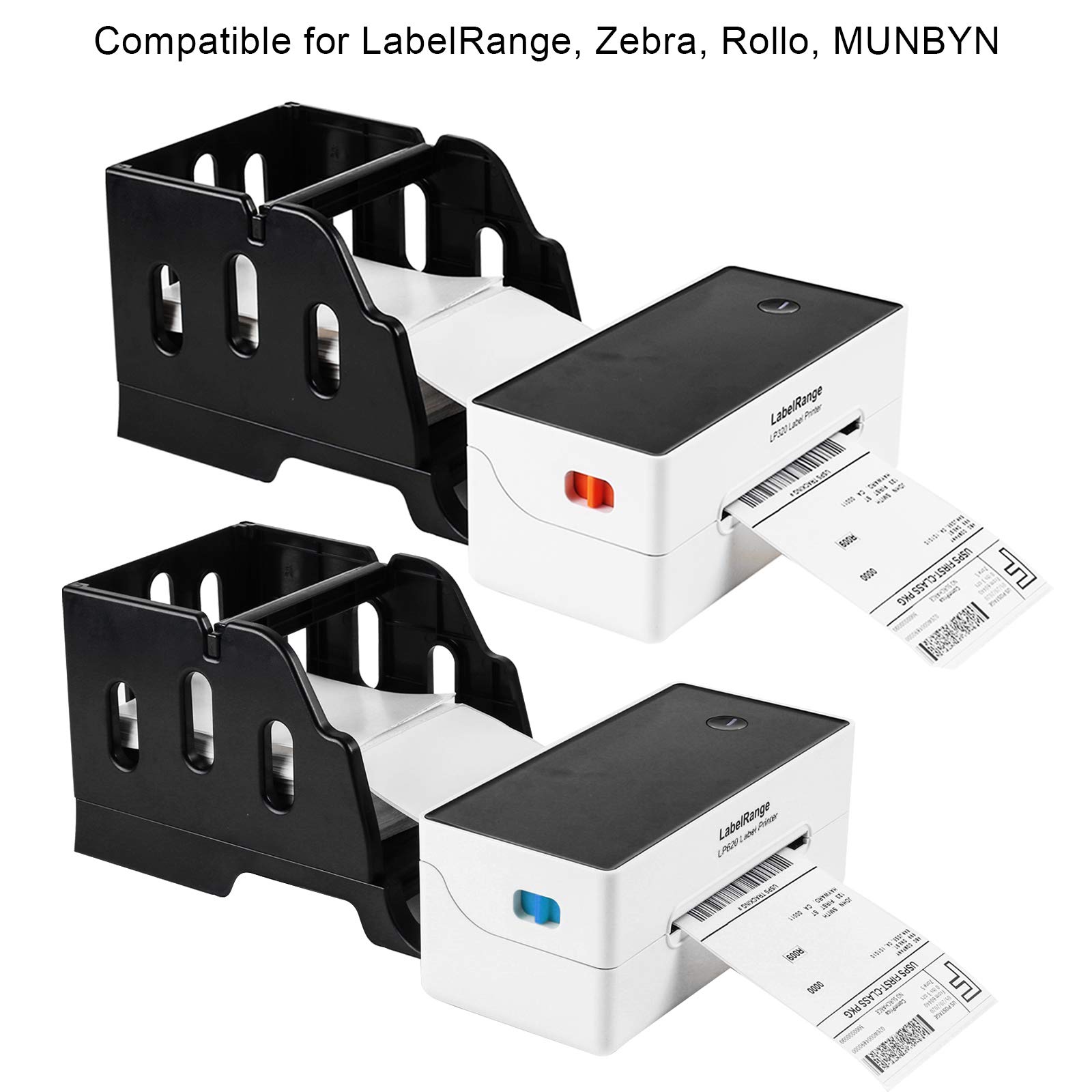 LabelRange 4x6 Thermal Labels, Commercial Grade Shipping Labels (Pack of 500 4x6 Fan-Fold Labels), LabelRange, Zebra, Rollo, Munbyn Compatible