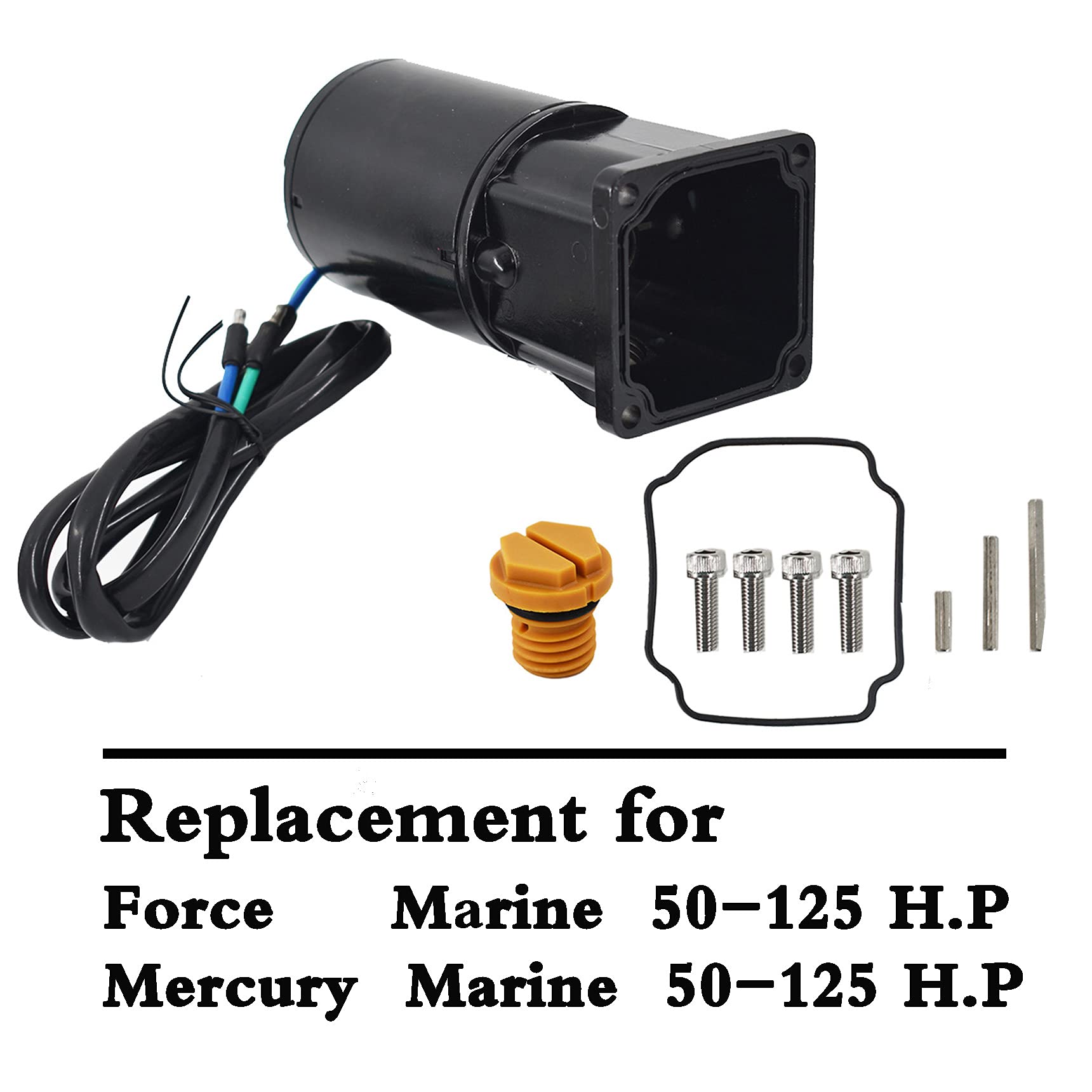 RainMan S Power Tilt Trim Motor Replacement For Force Mercury Marine 50-125 H.P 809885A1 819479A1 819480A1