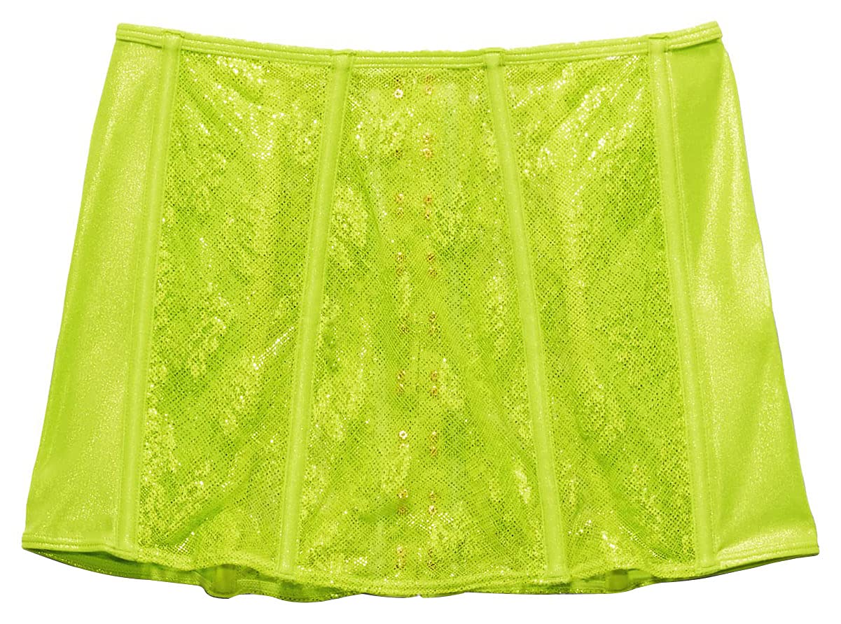 Savage X Fenty, Women's, Caged Lace Skirt, Fuji Apple Green, M