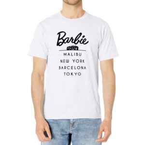 Barbie Tour Malibu New York Barcelona Tokyo T-Shirt