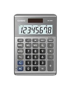 casio ms-80b standard function desktop calculator silver