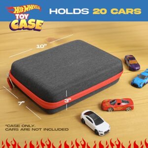 All7s Hot Wheels Case Storage For 20 Cars Hard Shell Matchbox Car Case | Hot Wheels Cars Storage Case | Toy Car Storage Organizer