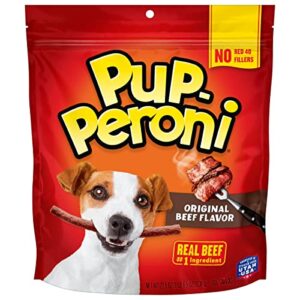 pup-peroni dog treats, original beef flavor, 22.5 ounce, made with real beef