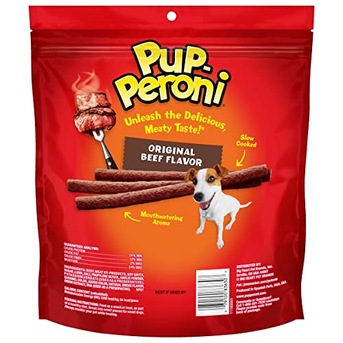 Pup-Peroni Dog Treats, Original Beef Flavor, 22.5 Ounce, Made with Real Beef