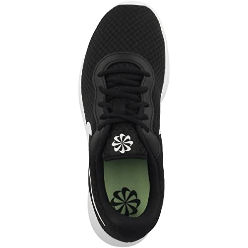 Nike Womens Tanjun Black/White-Barely Volt-Black 7.5