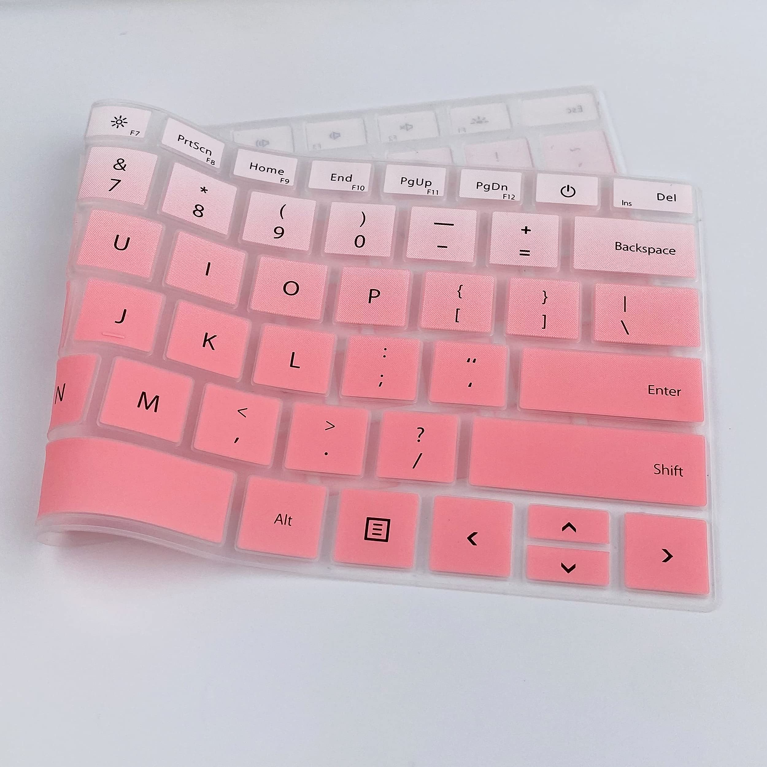 Keyboard Cover for Microsoft Surface Laptop Studio 2 (2023), Surface Laptop Studio 14.4", Surface Laptop 6 /Surface Laptop 5/Surface Laptop 4/Surface Laptop 3 13.5" 15", Surface Book 3 13.5" 15"-GPINK