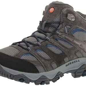 Merrell Men's Moab 3 Mid Hiking Boot, Granite, 10