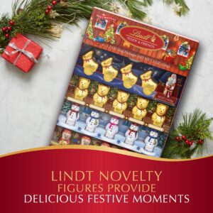 Lindt TEDDY & FRIENDS Holiday Milk Chocolate Candy, 7.1 oz. 4-pack