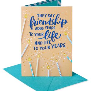 American Greetings Birthday Card for Friend (Live Forever)