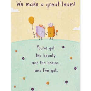 American Greetings Birthday Card for Wife (Beauty and Brains)