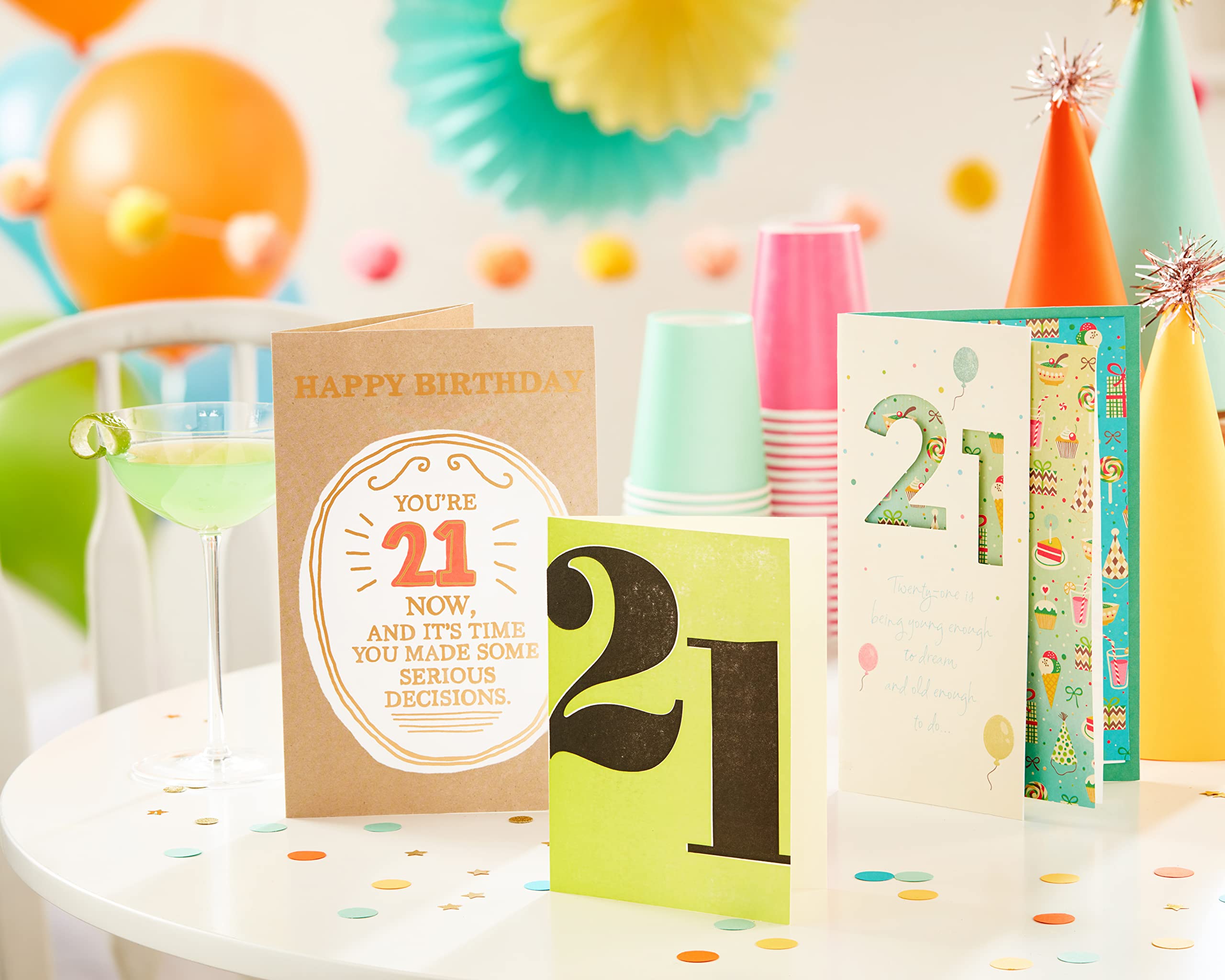 American Greetings 21st Birthday Card (Serious Decisions)