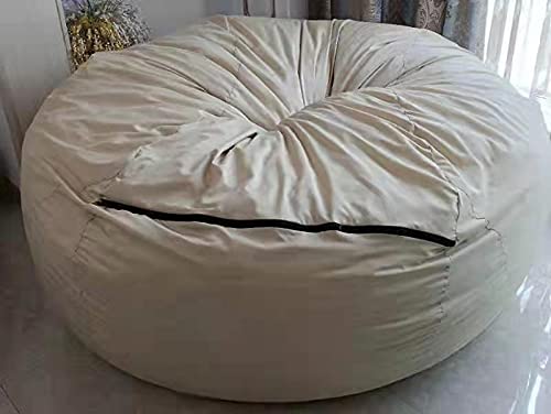 WUTTLE Bean Bag Inner Liner Cover(No Filler), 6 7ft Inner Liner for Bean Bag Chair Couch Cover Seat Lazy Sofa High Capacity Replacement Cover with Zipper (Size : D180H90CM)