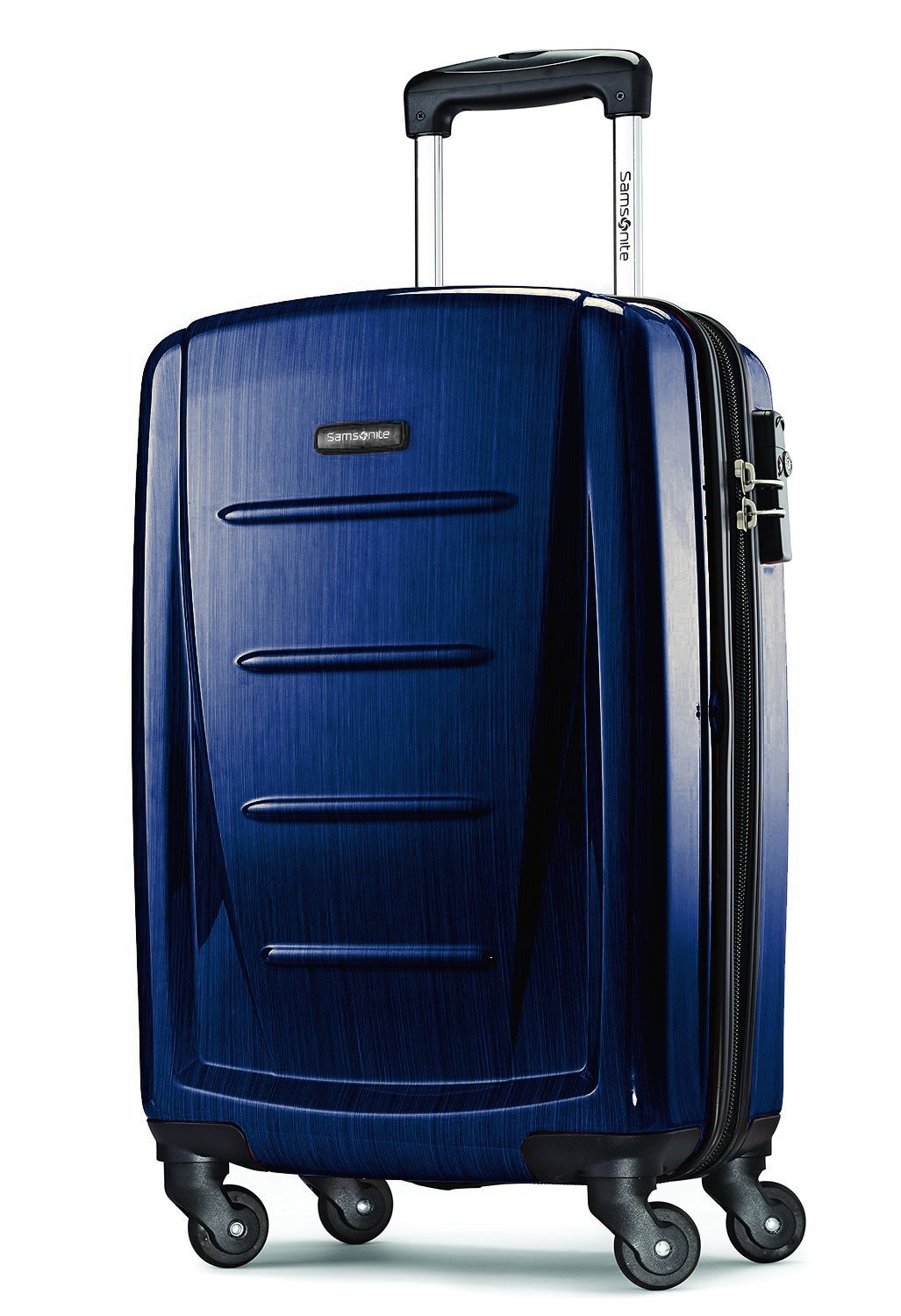 Samsonite Winfield 2 Hardside Expandable Luggage with Spinner Wheels (Navy, 2-Piece Set (20/28))