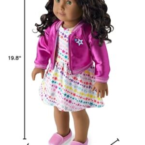 American Girl Truly Me 18-inch Doll #44 with Hazel Eyes, Dark-Brown Hair, and Tan Skin with Neutral Undertones, For Ages 6+