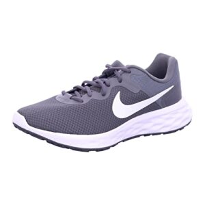 nike men's race sneaker, iron grey white smoke grey black lt smoke grey, 10