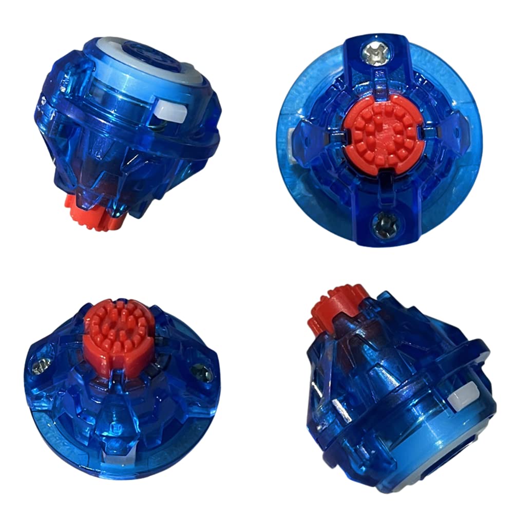 10 Pieces Bey Tips Burst Gyro Toy Battling Tops Burst Accessories Compatible with Beyblade Burst GT/God/ChoZ Series, DIY Refit Gyro Base, Spinning Top Toys Parts