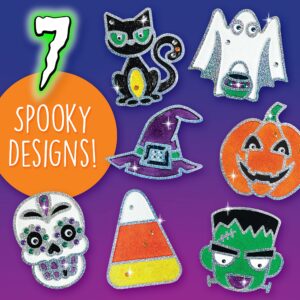 Creativity for Kids Halloween Window Art - Halloween Crafts, Make Your Own Halloween Window Clings