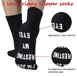 ZXGXLAW Birthday Gifts for Dad,Men Husband Grandpa Women idea Fathers Day Christmas Im Not Sleeping Funny Socks