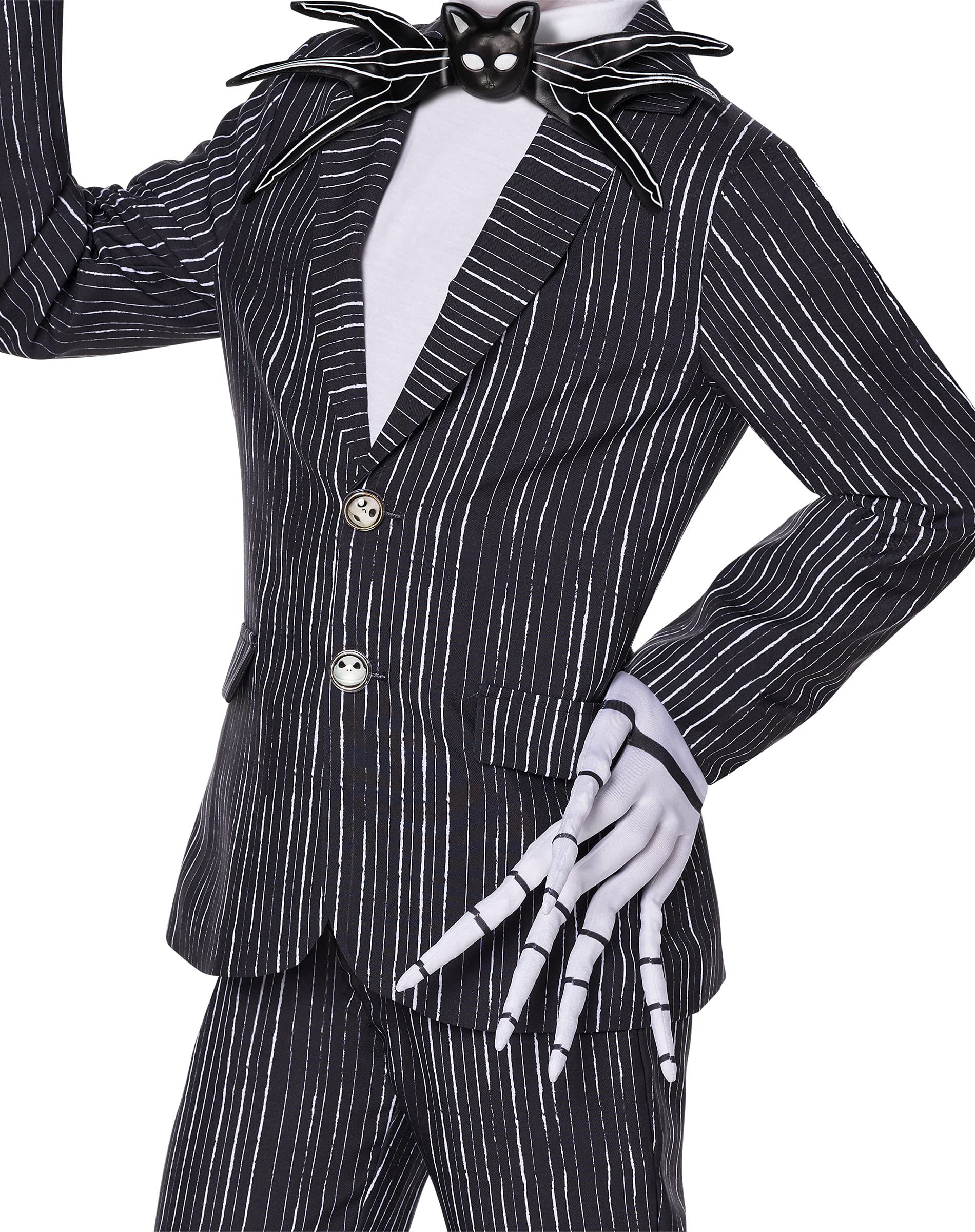 Spirit Halloween Kids The Nightmare Before Christmas Jack Skellington Suit Costume - L