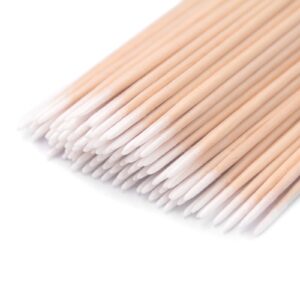 400Pcs 4 inch Pointed Tip Cotton Swabs, Precision Microblading Cotton Tipped, Precise Cotton Tips, Micro-swab Sticks for Makeup Cosmetic Nails Clean