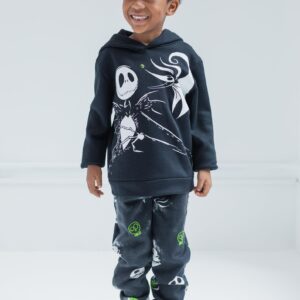 Disney Nightmare Before Christmas Jack Big Boys Fleece Hoodie & Pants Black 14-16