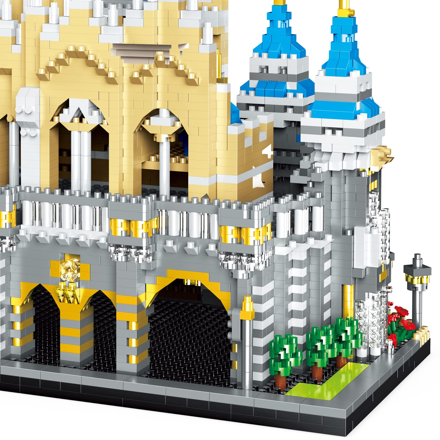 Fairyland Castle Building Blocks Set (5297Pcs) European Architecture Model Educational Toys Micro Bricks for Kids Adults