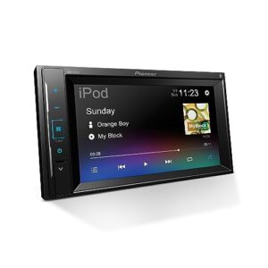 pioneer car dmh241ex 6.2-inch resistive touchscreen, double-din, built-in bluetooth back-up camera compatibility ready - digital multimedia receiver with weblink